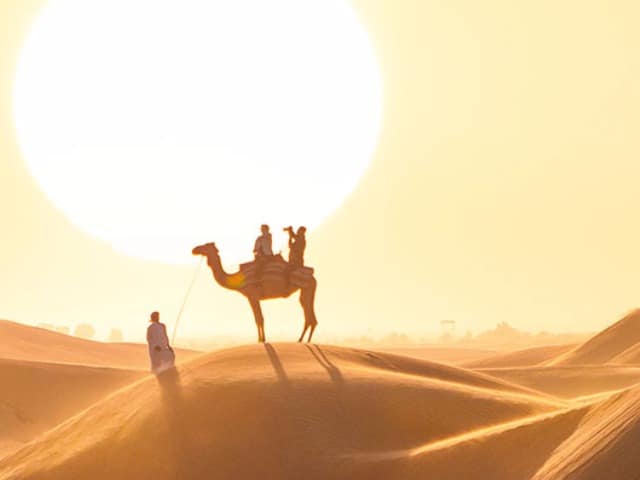 Deserto dubai dunas